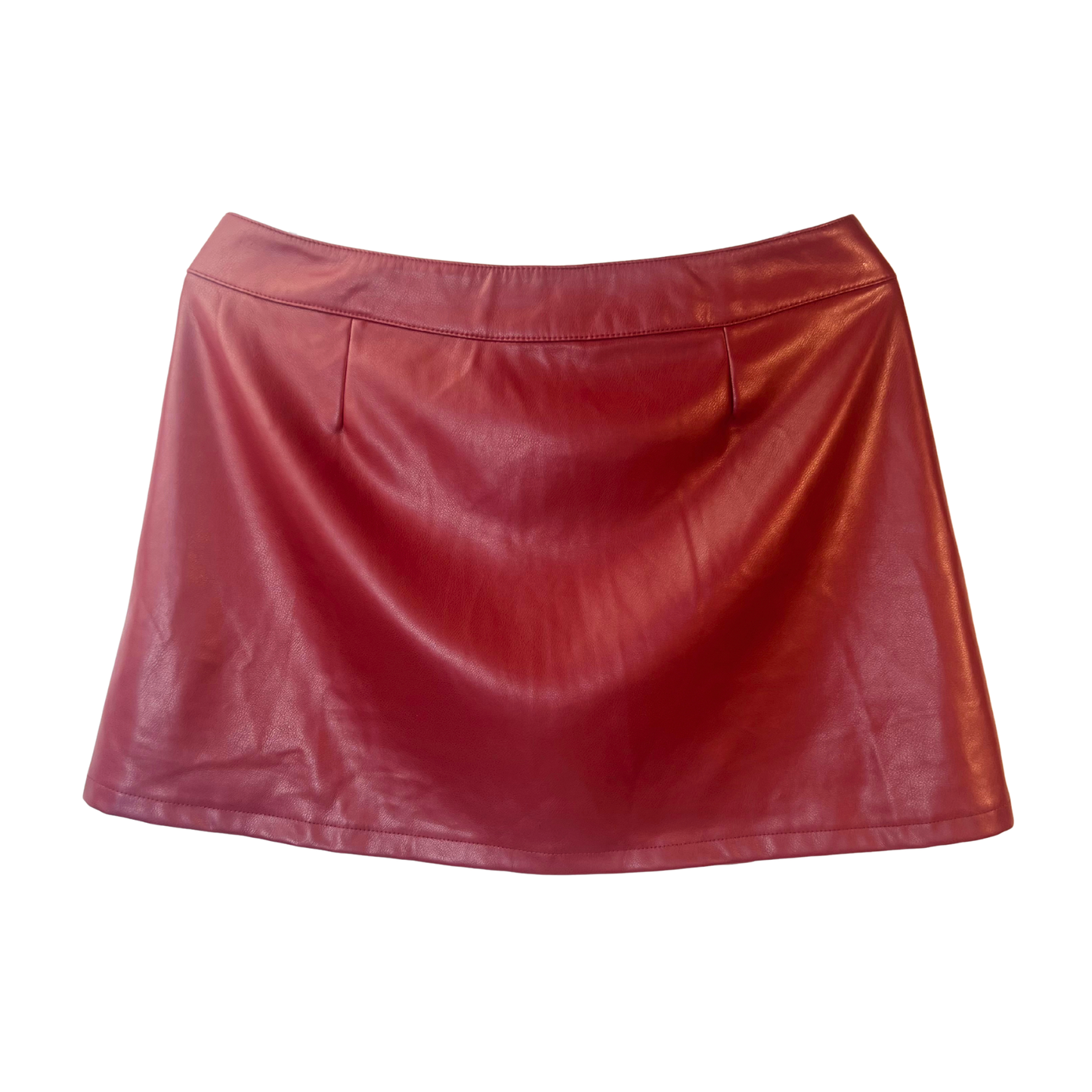 Women's V-Waist Red Skort – Size XL, Sun-Dried Tomato