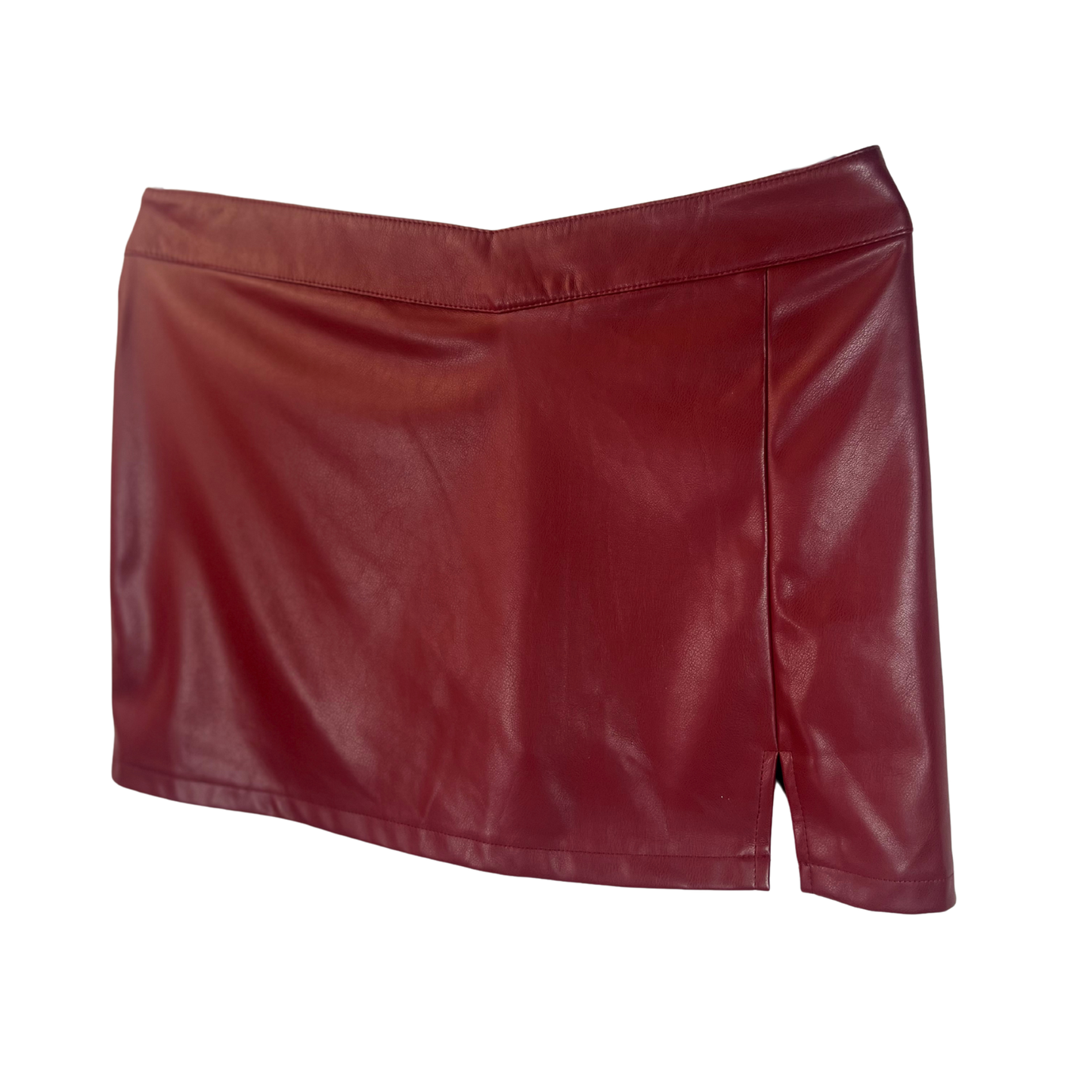 Women's V-Waist Red Skort – Size XL, Sun-Dried Tomato