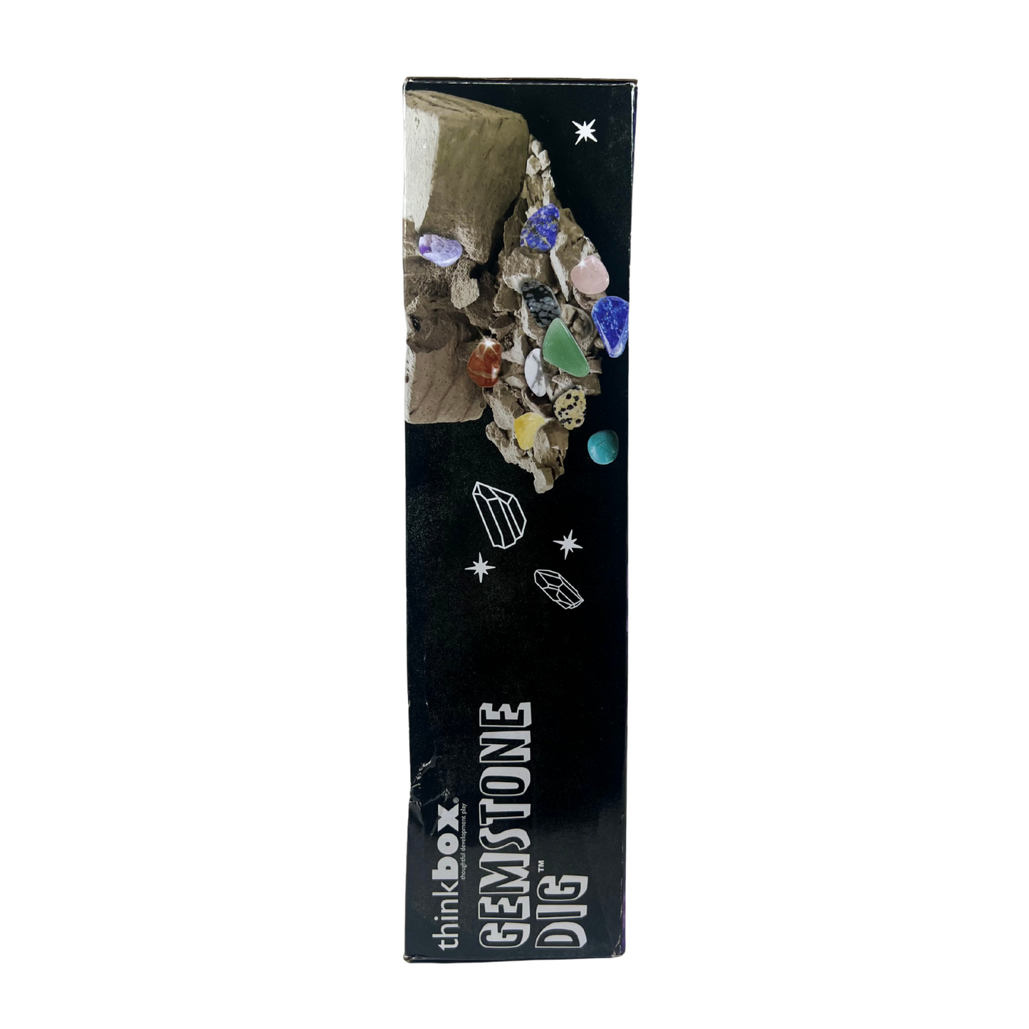 Gemstone Dig Kit for Kids – Excavation STEM Activity with 11 Hidden Gems