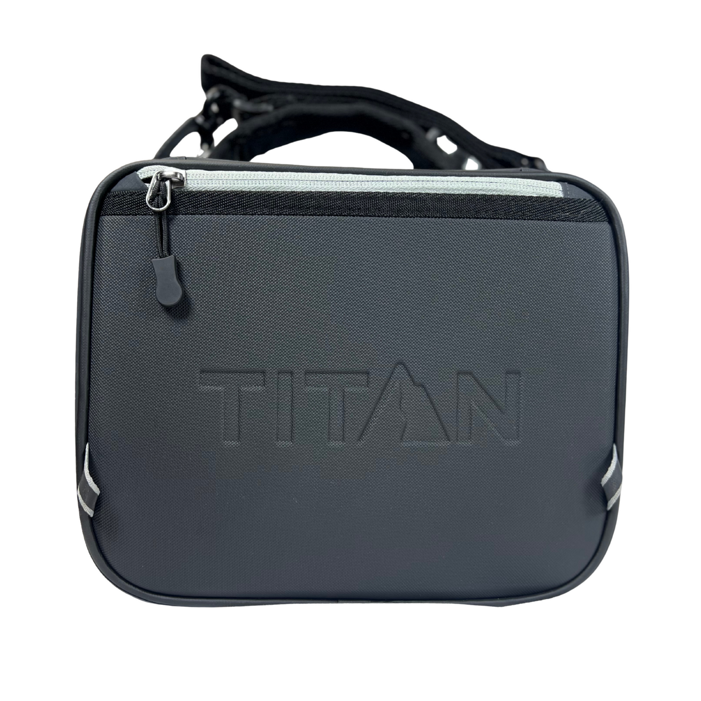 Expandable Cold-Crush Resistant Lunch Bag with Ice Packs - Black