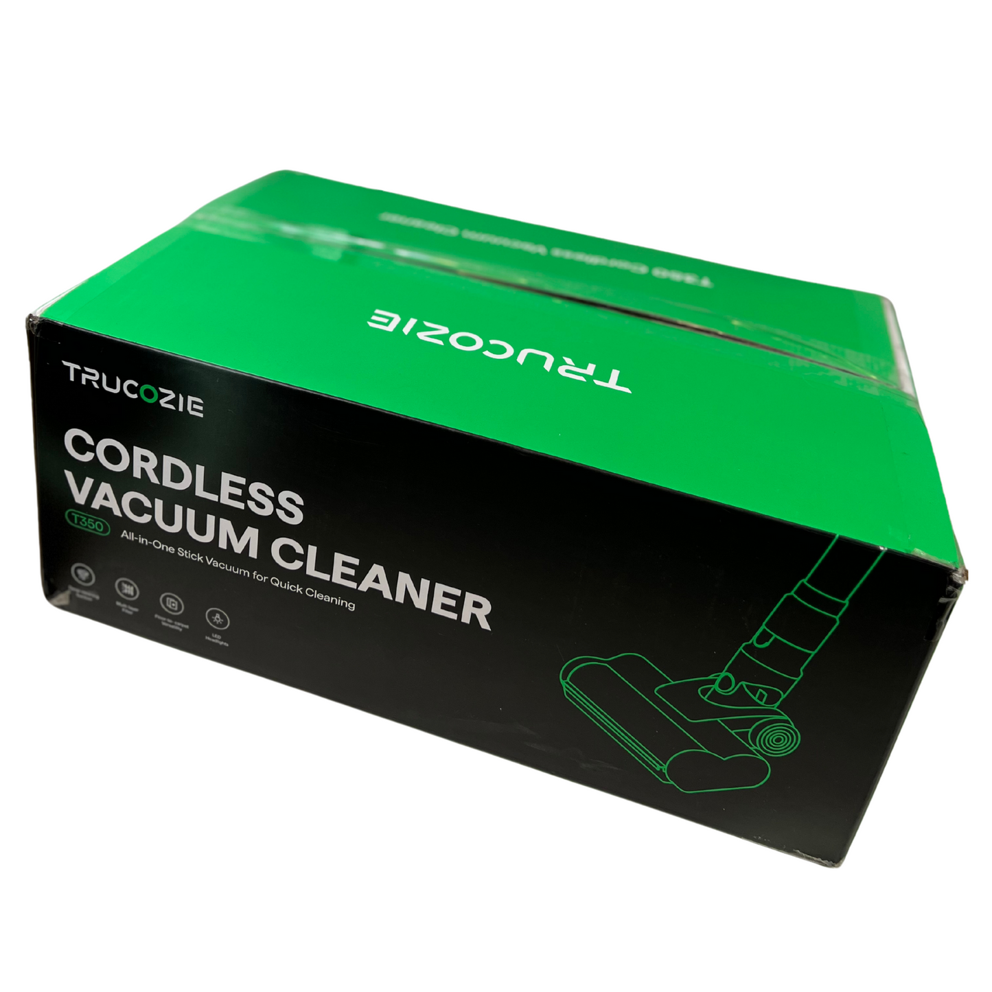 Trucozie Cordless Vacuum Cleaner – 38Kpa, 45min Runtime, 8-in-1 Lightweight Stick Vacuum for Pet Hair, Carpets, and Hard Floors