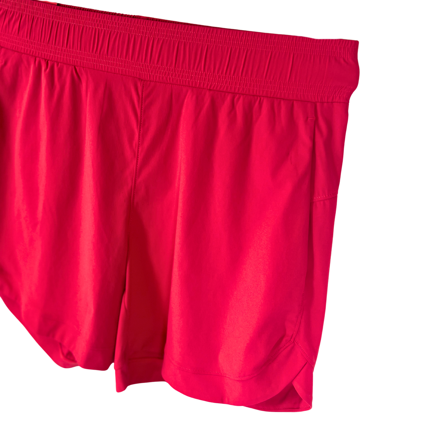Tuff Active Pink Women's Athletic Shorts – Size M, 6" Inseam, Quick-Dry