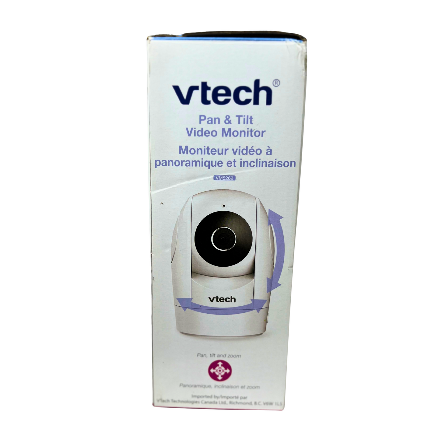 VTech Digital Video Baby Monitor | 5" LCD with Pan Tilt Camera, Night Vision, Temperature Sensor
