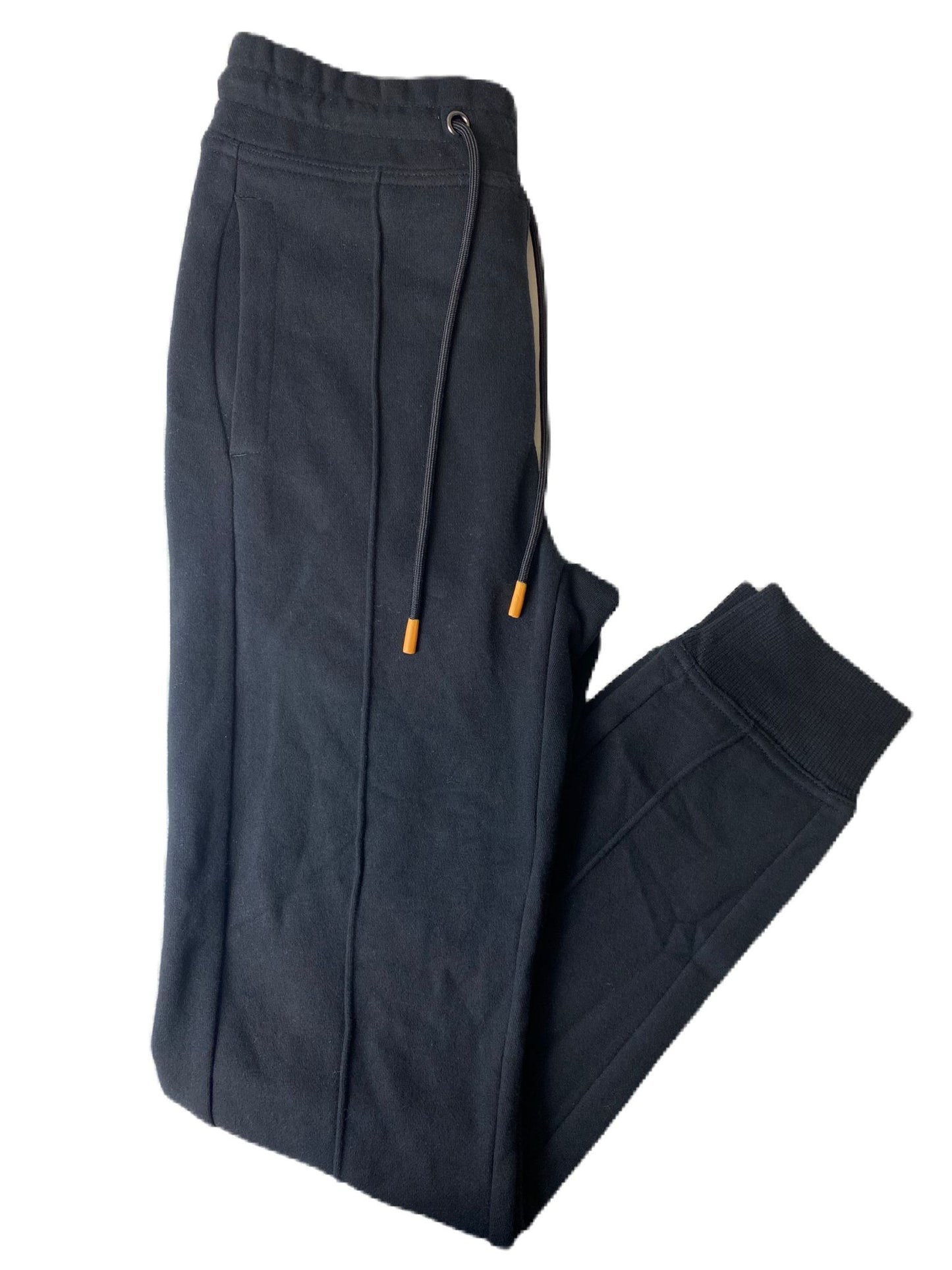 Women's Black Fleece Drawstring Sweatpants - XS