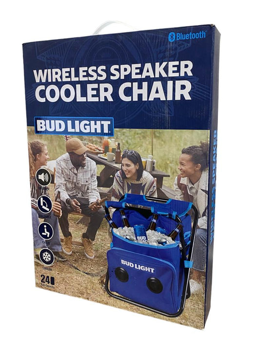 Picnic Chair & Insulated Cooler Bag with Built in Rechargeable Bluetooth Speaker