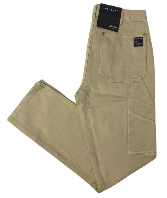 Men's Brown Multipocket Cargo Jeans - 28x30
