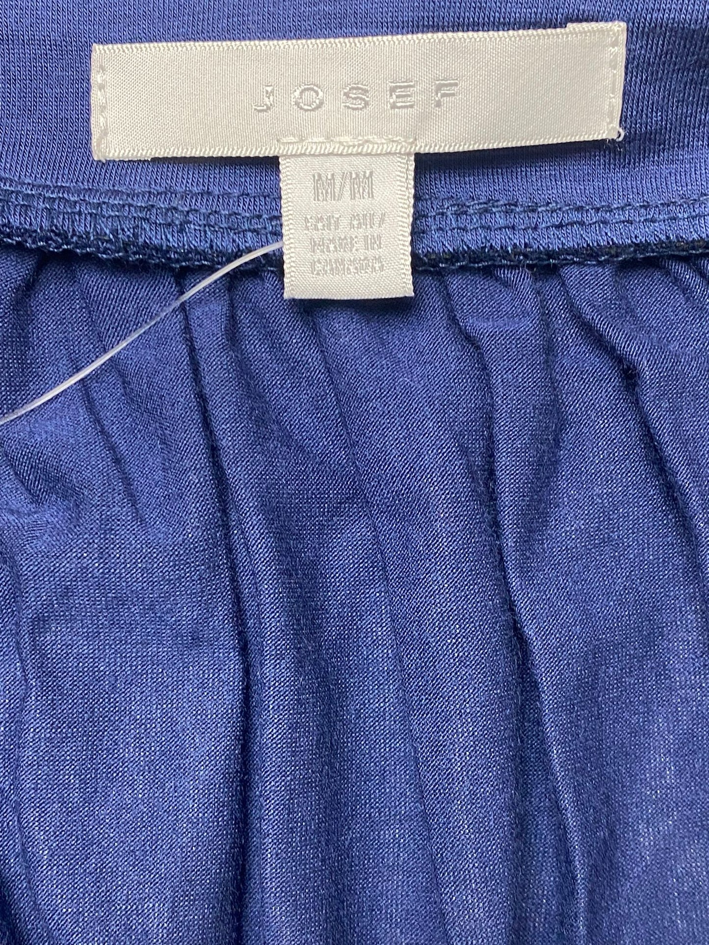 Women's Dark Blue Puff Sleeve Shirt - M