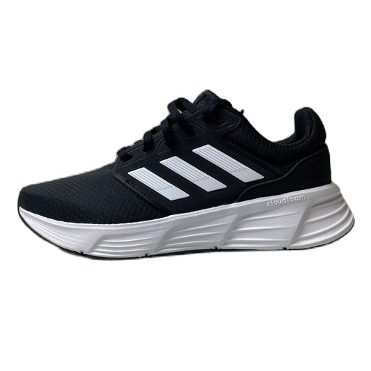 Women's Black and White Galaxy 6 W Running Shoes - 9
