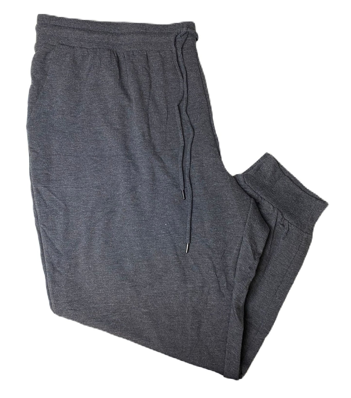 Women's Grey Soft Fleece Drawstring Joggers - 2x