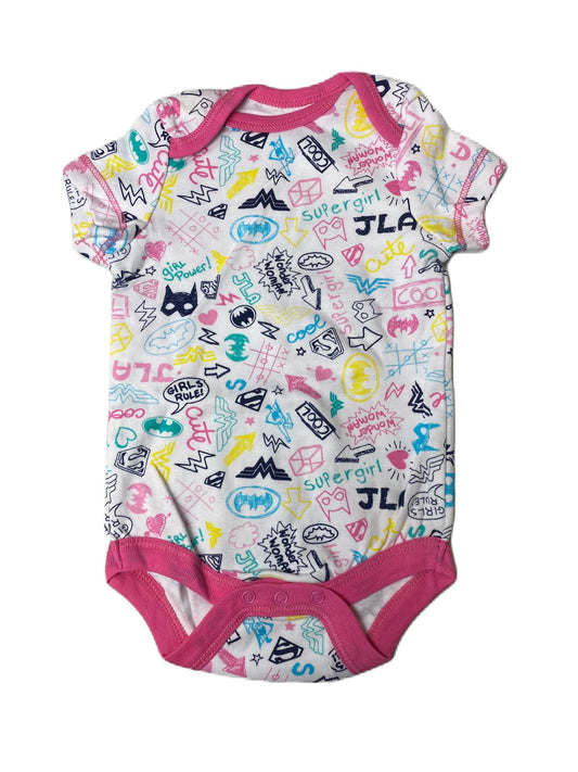 Baby Girls Character Themed Short Sleeve One Piece - 3/6m