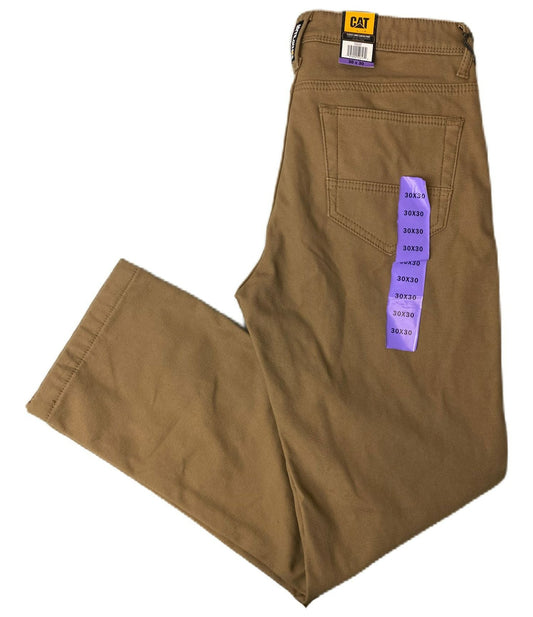 Men's Brown Fleece Lined Pants - 30x30