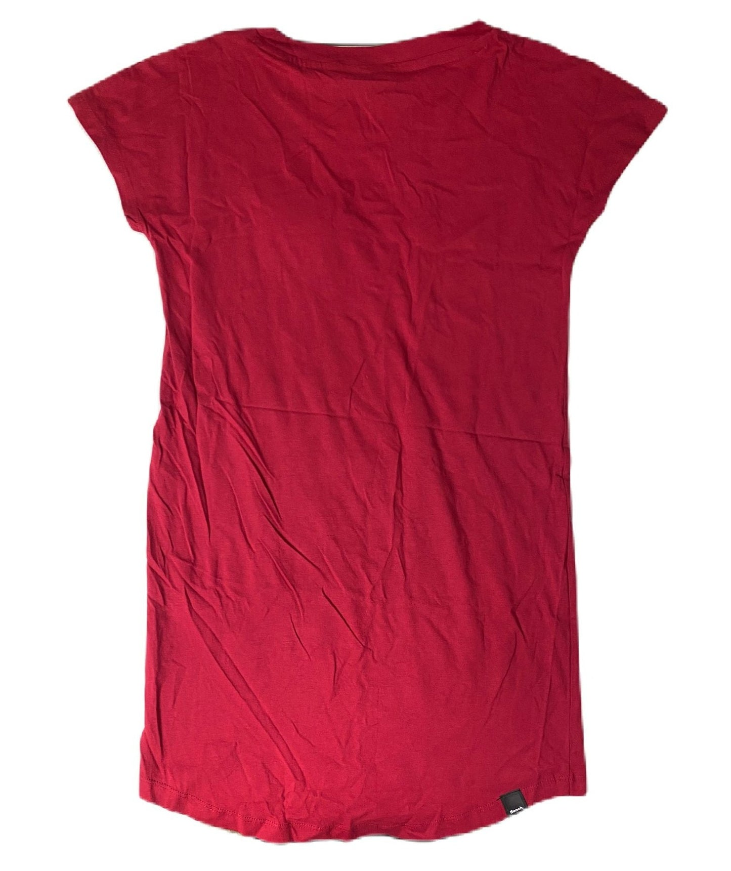 Women's Red Long Mountain Graphic T-Shirt - S