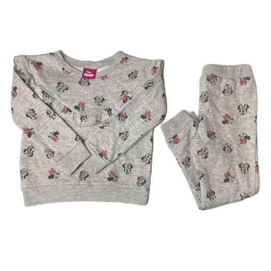 Girls Grey Character Themed 2-Piece Set - 4T