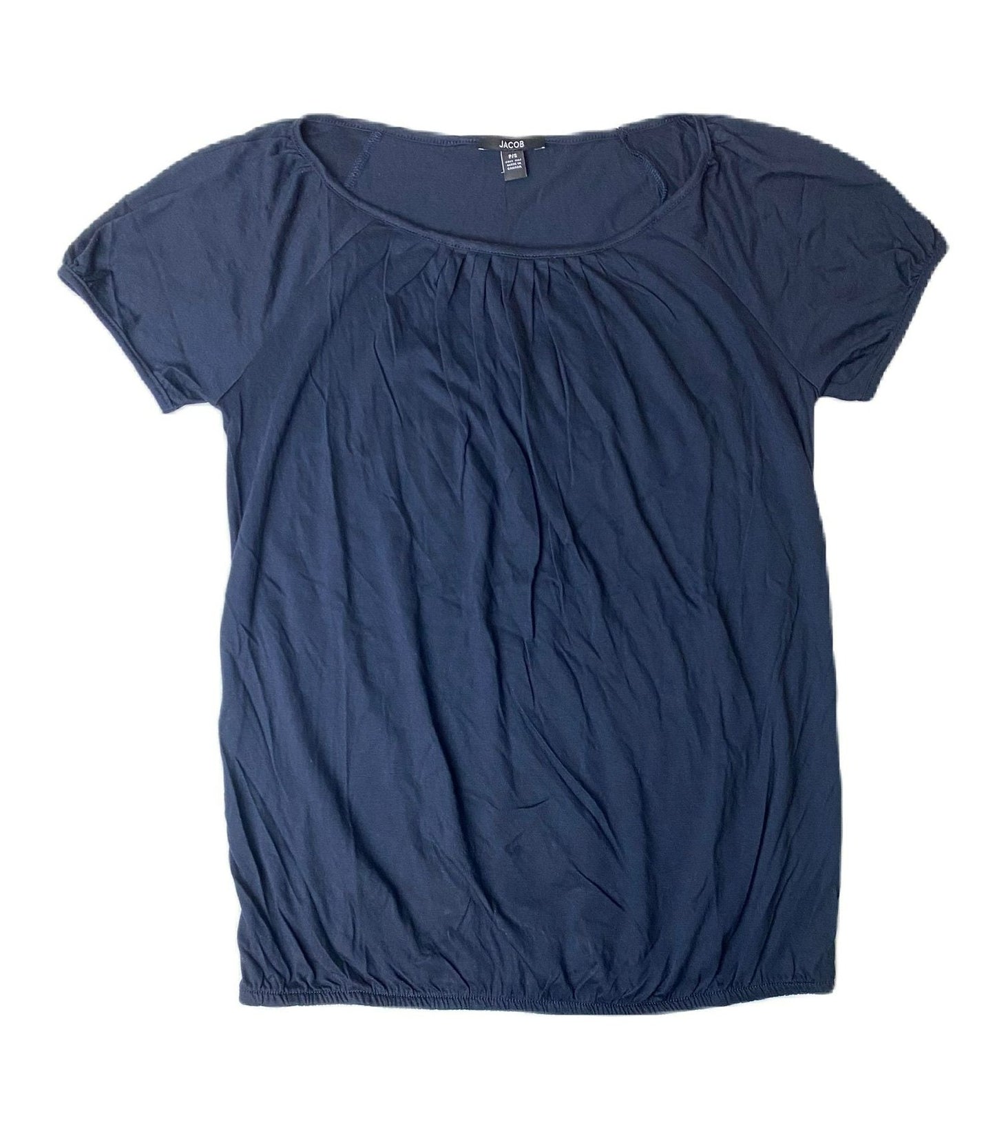 Jacob Women's Dark Blue Short Sleeve Shirt - S