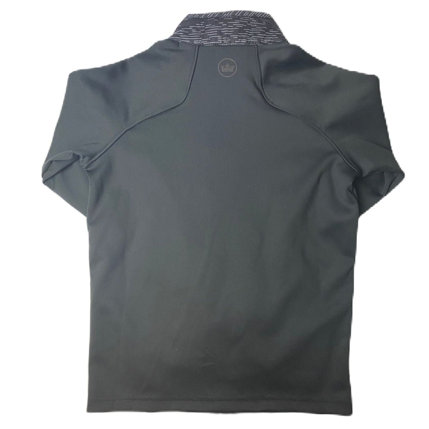 Girls Black Long Sleeve Athletic Full Zip Sweater - XS (4-6)