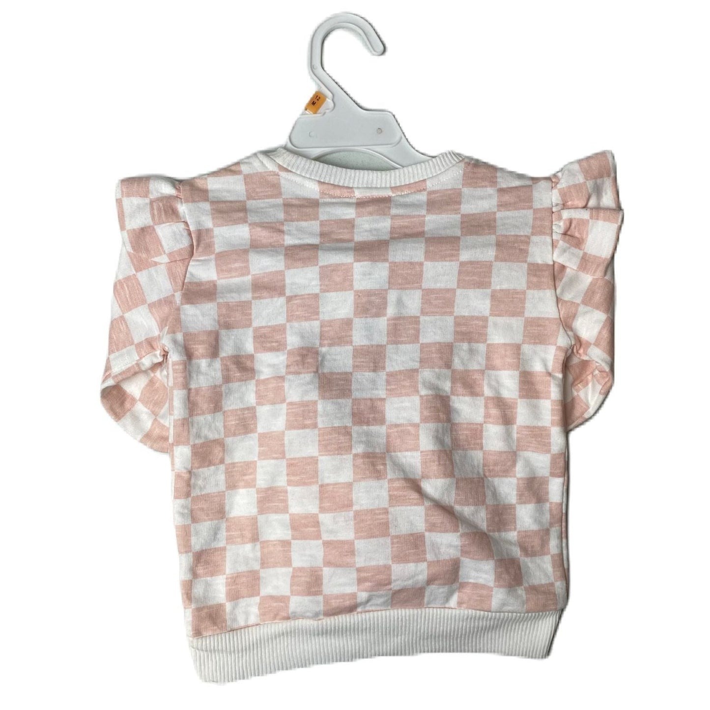 JS Baby Girls Pink Dress W/ Diaper Cover Set - 12M