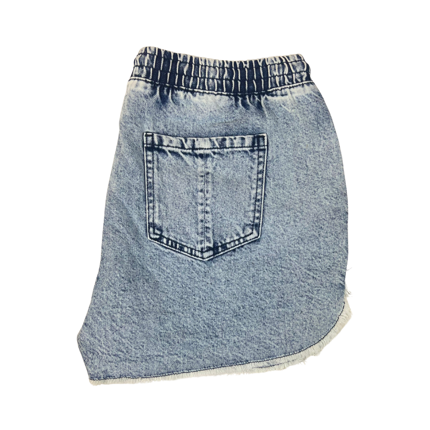 Women’s Denim Shortie Shorts Regular Rise Blue Size XL