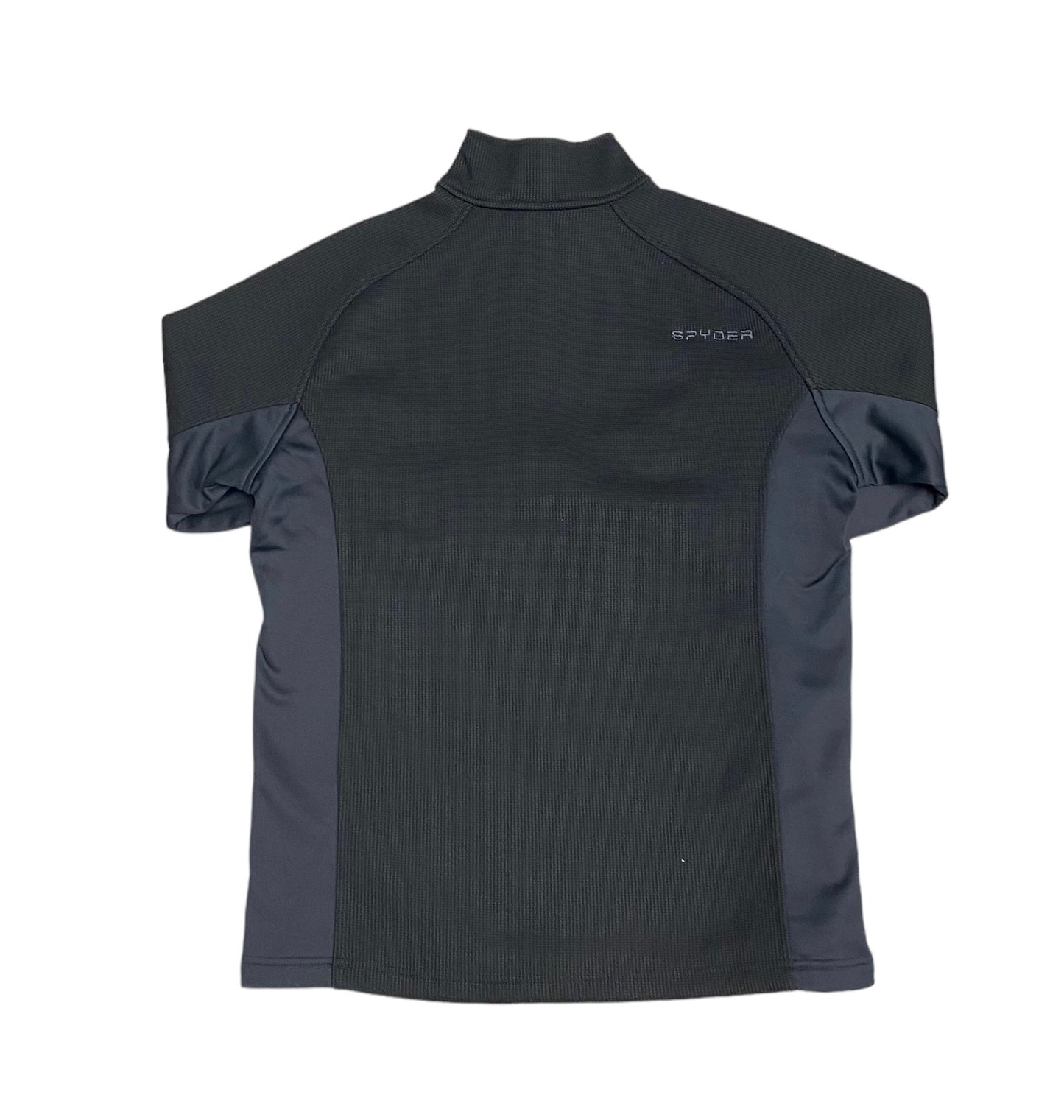 Men's Black 1/4 Zip Sweater - XL