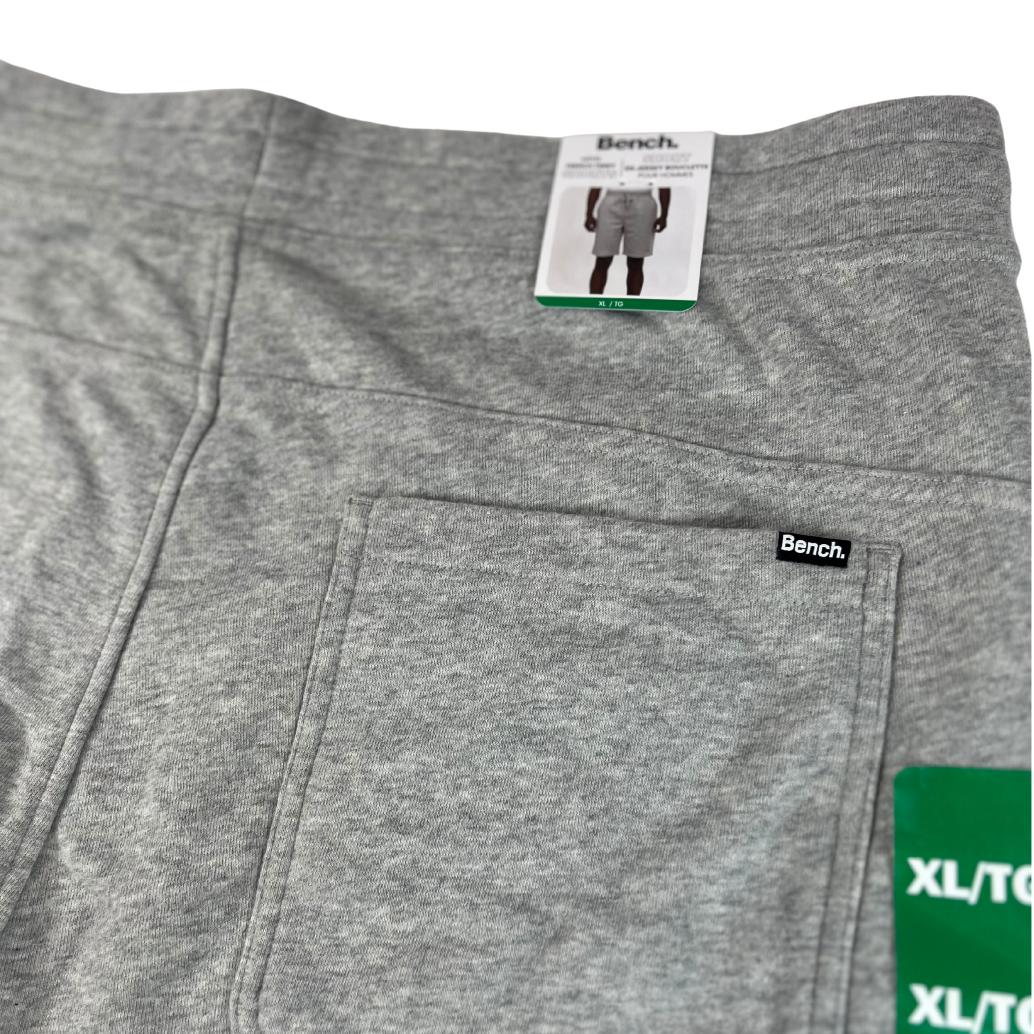 Bench Men’s French Terry Shorts – Light Grey, XL