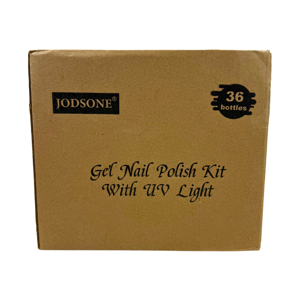 36 PCS Gel Nail Polish Kit with UV Lamp – 32 Colors Gel Polish Set with Base Coat, Top Coats & Manicure Tools