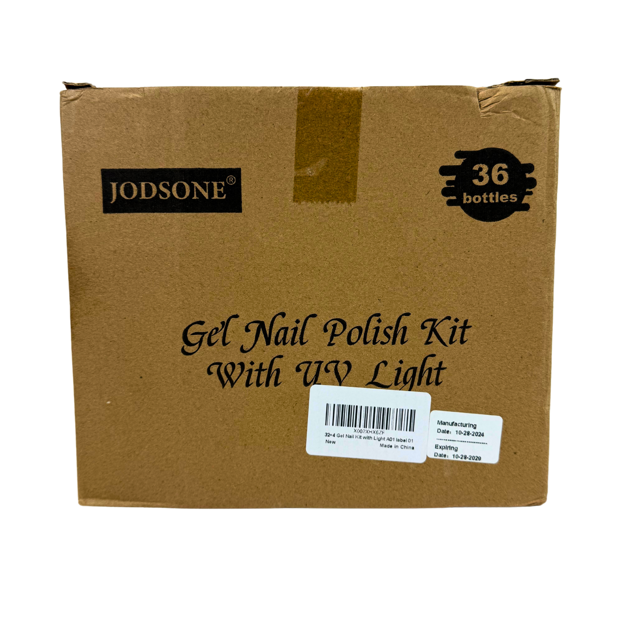 36 PCS Gel Nail Polish Kit with UV Lamp – 32 Colors Gel Polish Set with Base Coat, Top Coats & Manicure Tools