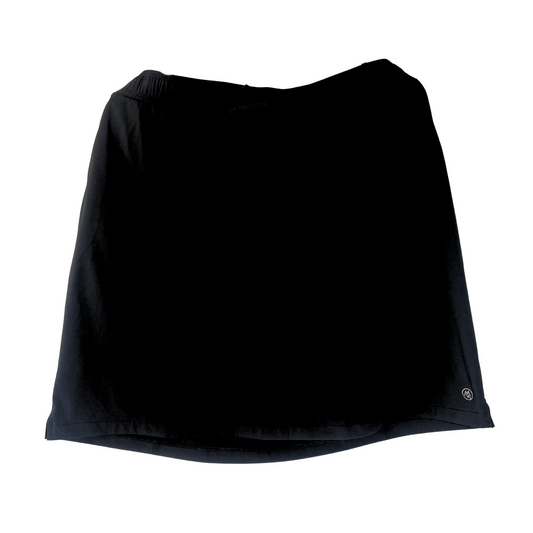 Cloudveil Black Ladies Skort XXL Pull-On Elastic Waist with Pockets