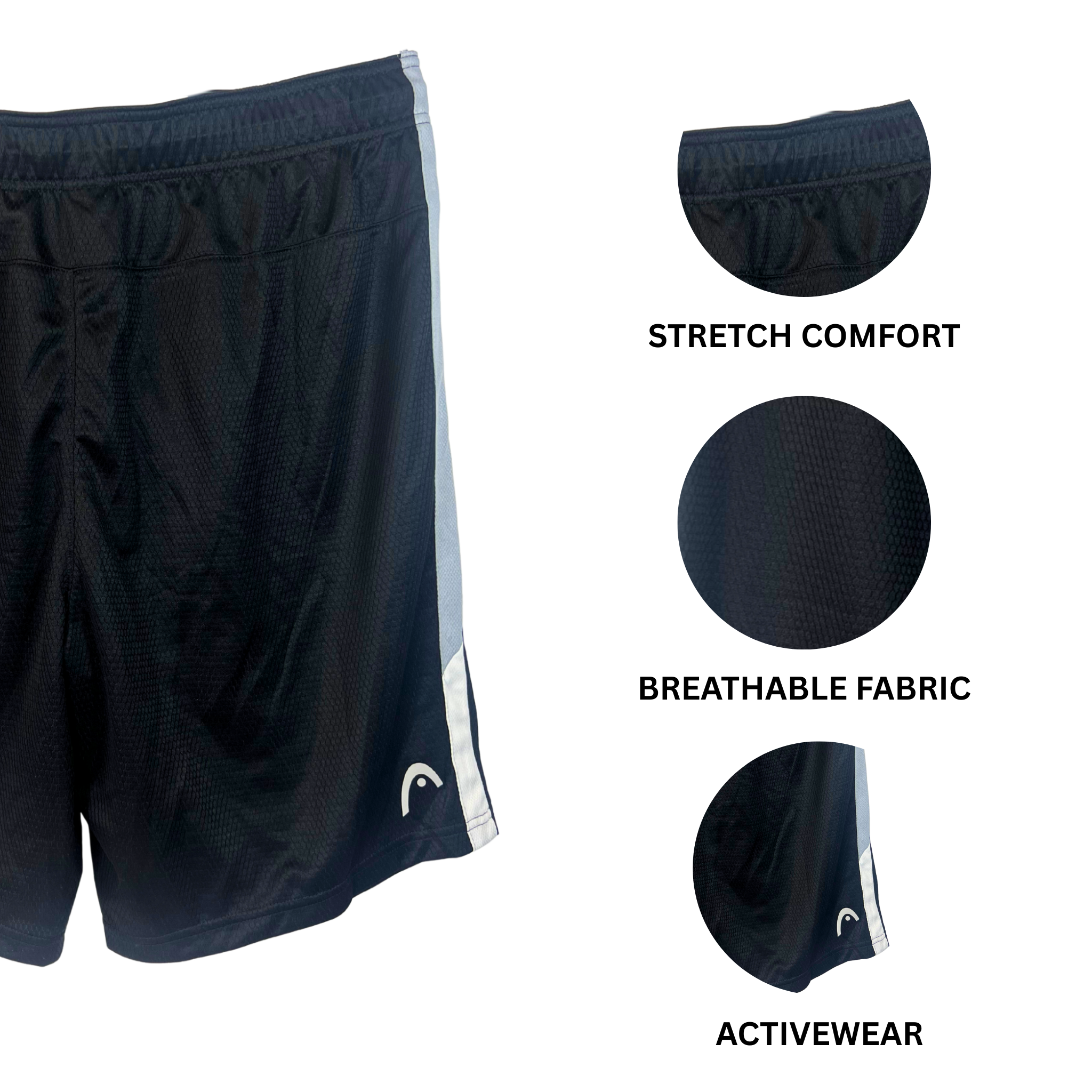 Active Men’s Shorts – Lightweight Athletic Performance Shorts