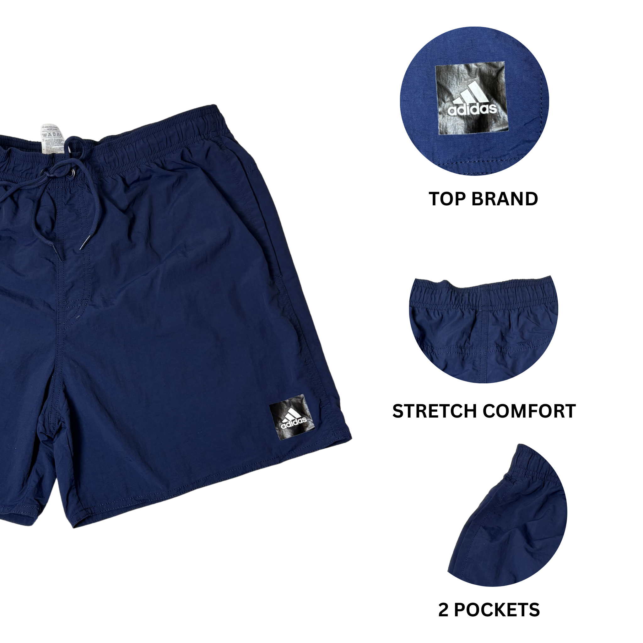 Men’s Blue Athletics Shorts – Size L