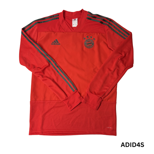 Men’s Red FC Bayern Munich Long Sleeve Shirt – Size M