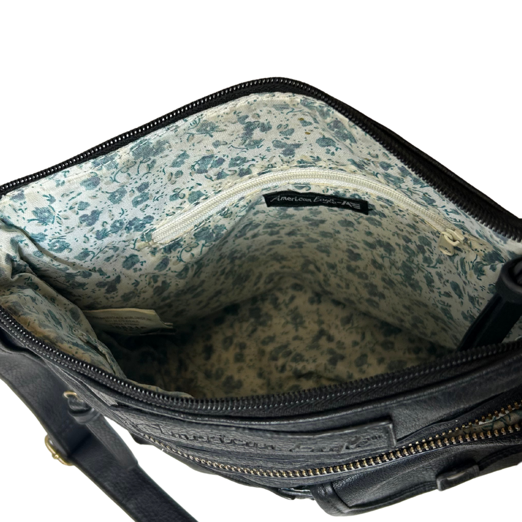 Women’s Shoulder Bag – Black Faux Leather