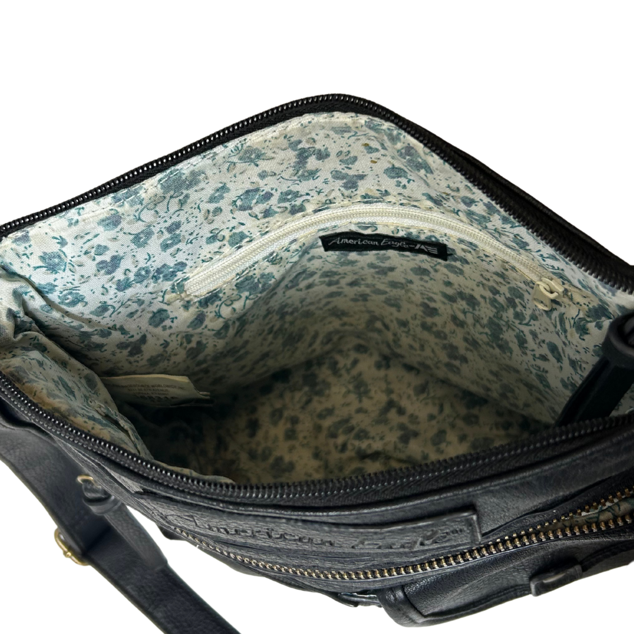 Women’s Shoulder Bag – Black Faux Leather