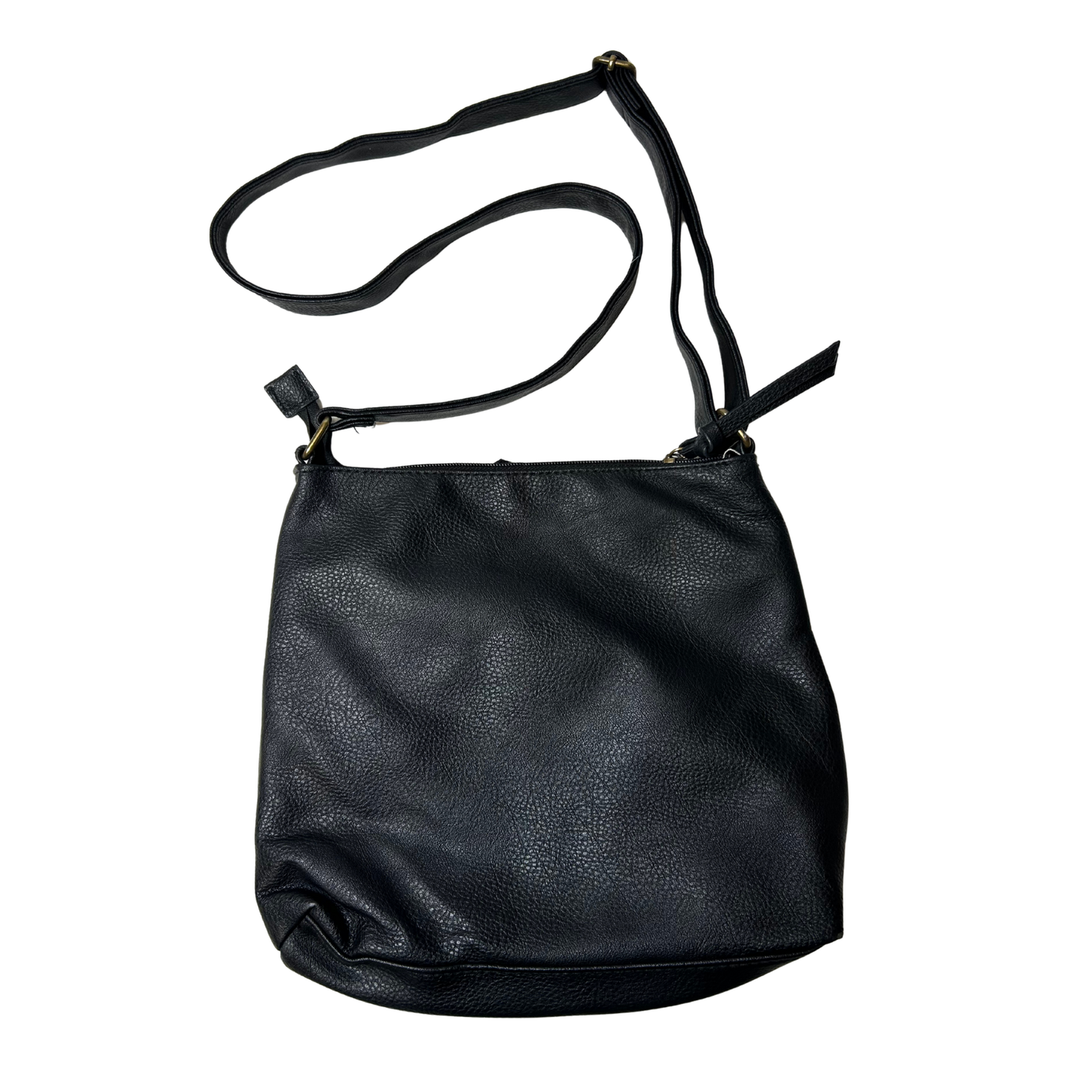 Women’s Shoulder Bag – Black Faux Leather