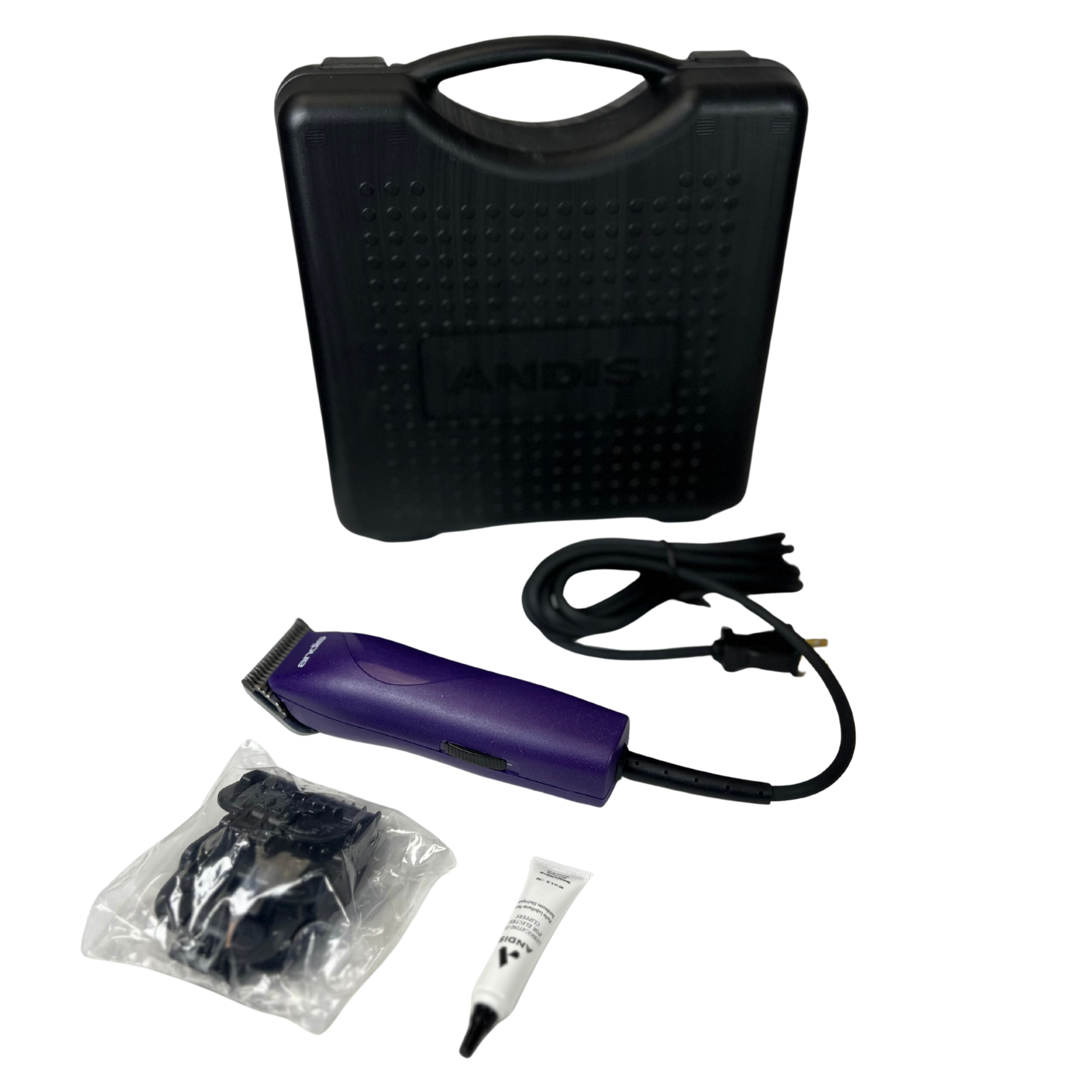 7-Piece Detachable Blade Pet Clipper Kit with Ceramic Blade – For Thick Coats