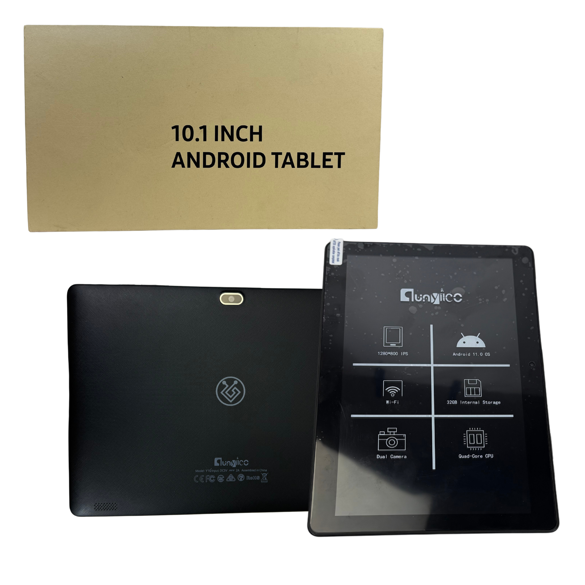 10" Android 11 Tablet, 2GB RAM, 32GB Storage, HD Display, Dual Camera
