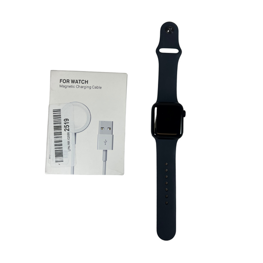 40mm GPS Smartwatch with Health Tracking & Emergency Alerts – Midnight with Sport Band (S/M)