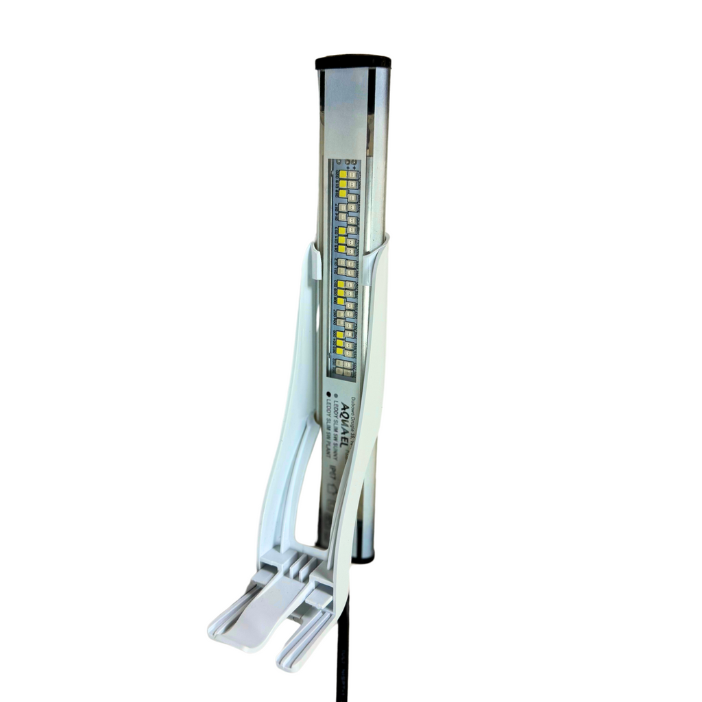 Aquael Leddy Slim Sunny Premium LED Aquarium Light (White, 5W, 8"–11.75") – Tanks, White