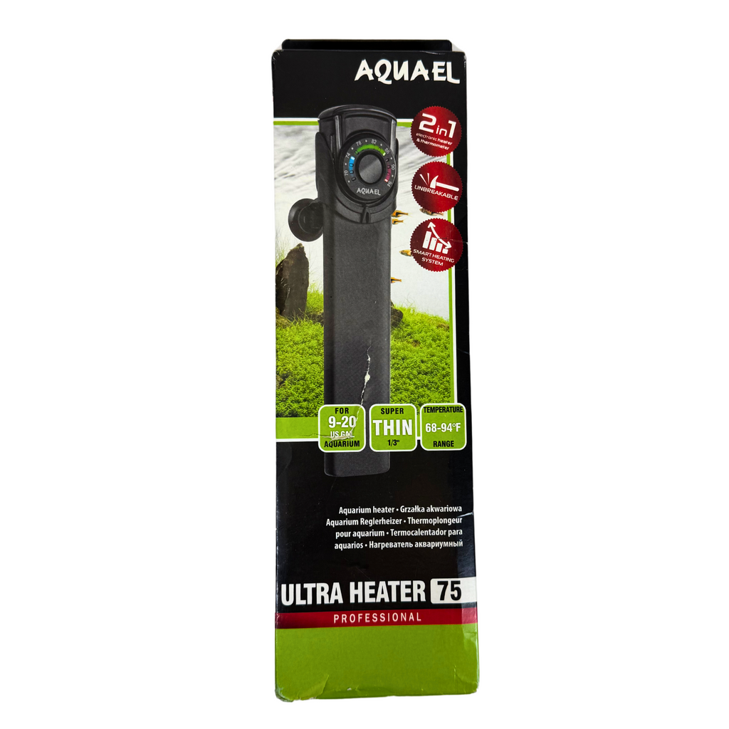 Ultra Aquarium Heater – 75W for 9–20 Gallon Tanks, Fresh or Saltwater