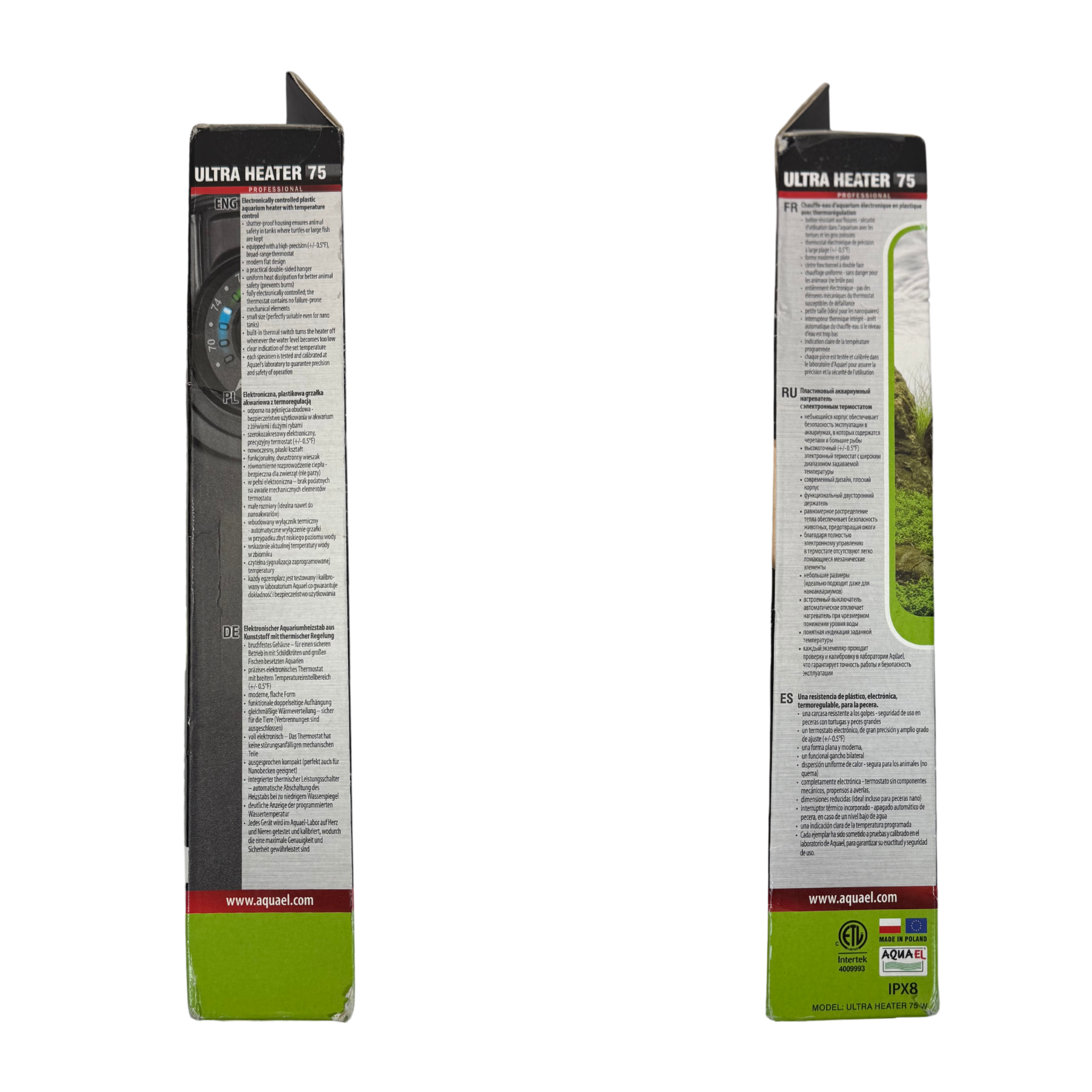 Ultra Aquarium Heater – 75W for 9–20 Gallon Tanks, Fresh or Saltwater