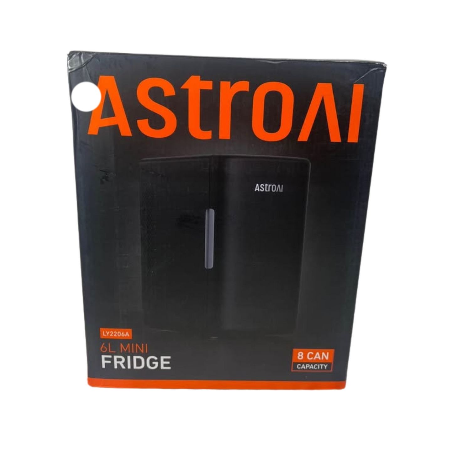 AstroAI Mini Fridge 6L, Portable Thermoelectric Cooler & Warmer for Skincare, Makeup, Bedroom, Office (Dark Black)