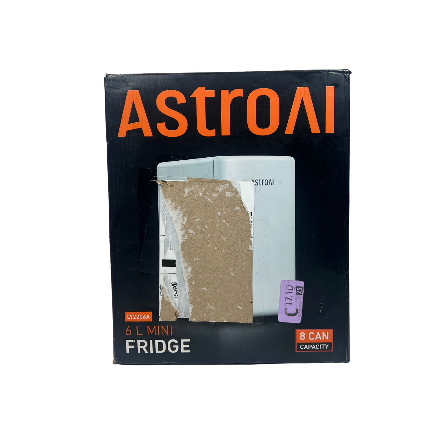 AstroAI Mini Fridge 6L, Skincare & Makeup Cooler and Warmer, Portable for Bedroom, Office, Travel (Snow White)