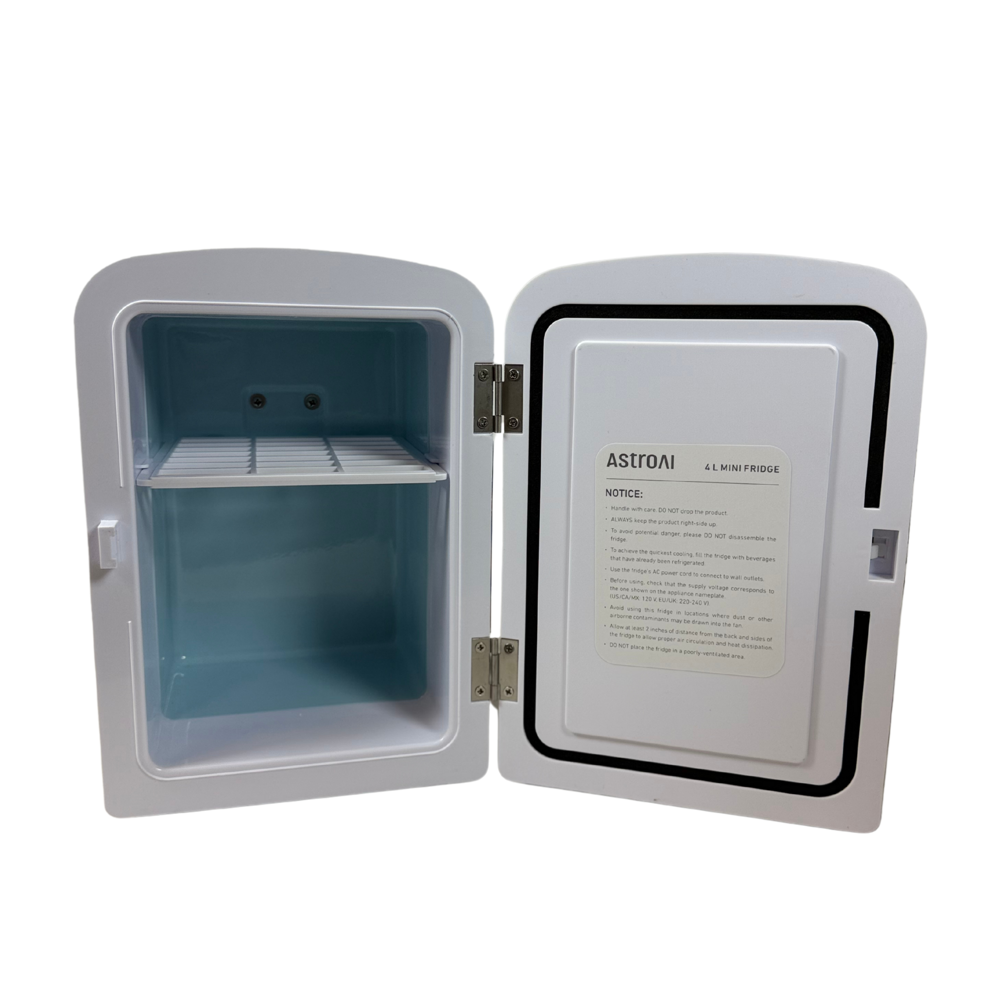 AstroAI Mini Fridge 4L, Portable Skincare & Beverage Cooler for Car/Home, Black