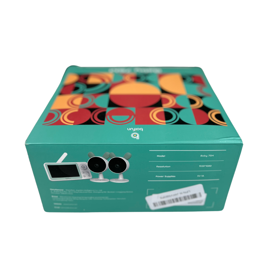 4.3" 1080P Baby Monitor – 2 Cameras, WiFi & LCD, Split Screen, Night Vision