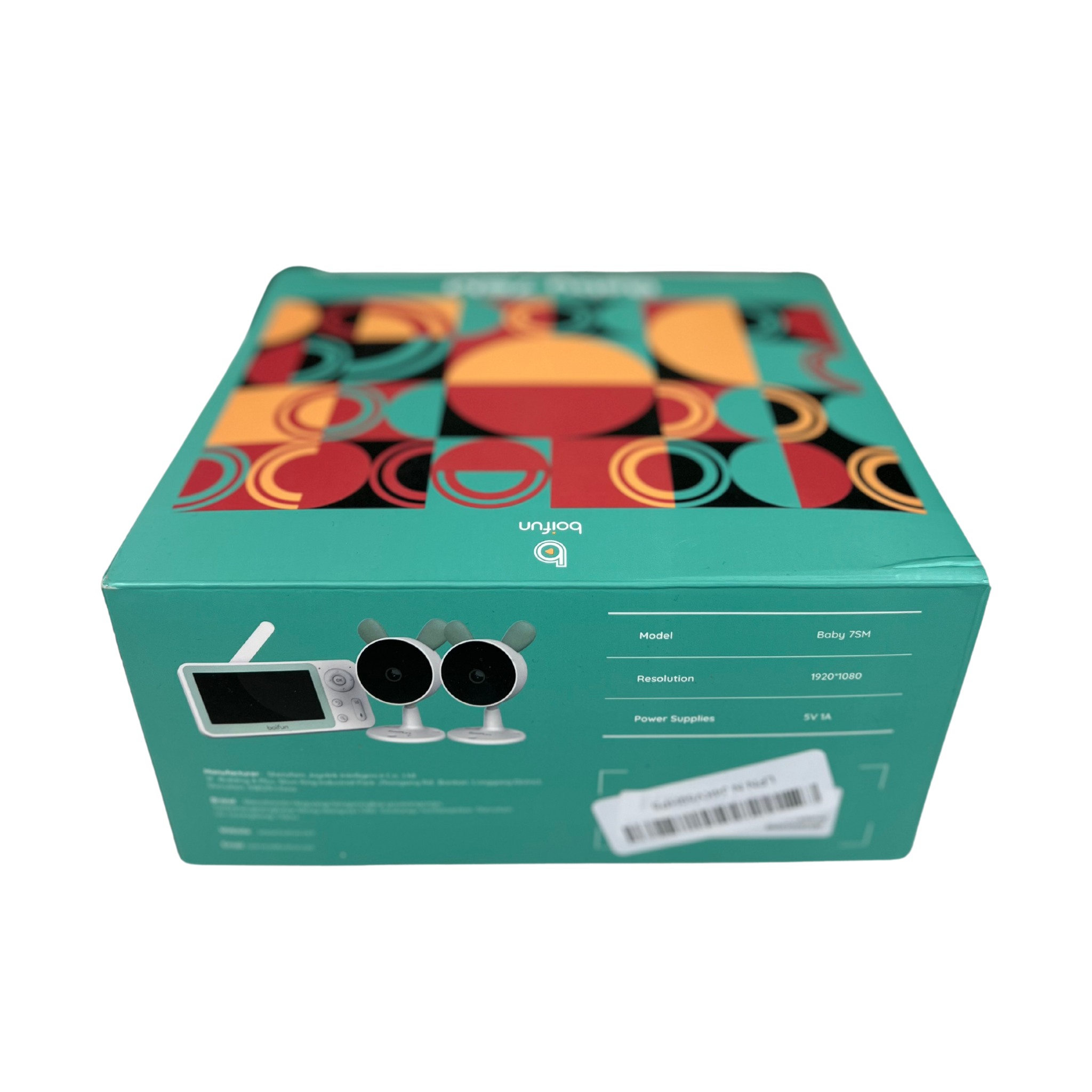 4.3" 1080P Baby Monitor – 2 Cameras, WiFi & LCD, Split Screen, Night Vision