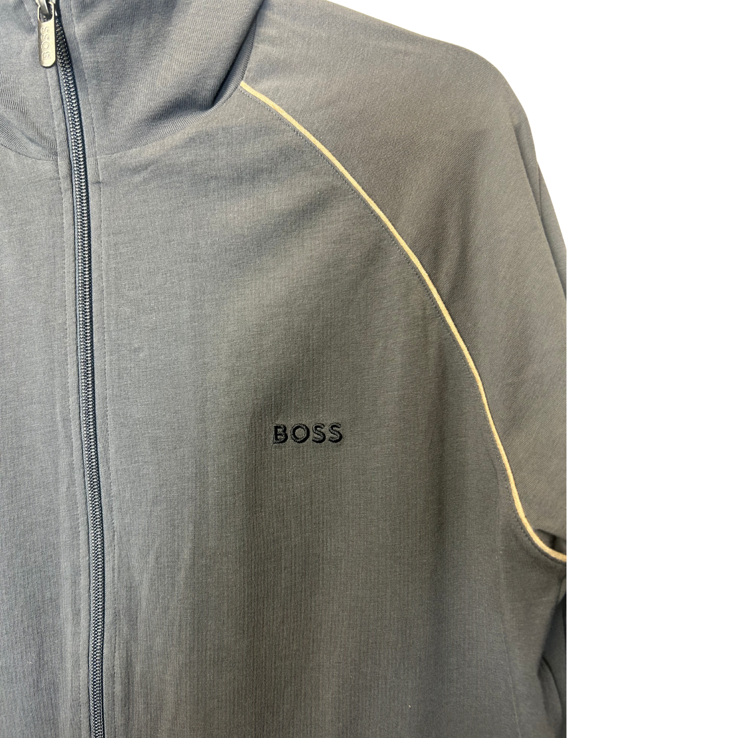 Men’s Mix & Match Zip Jacket – Gray – Size M