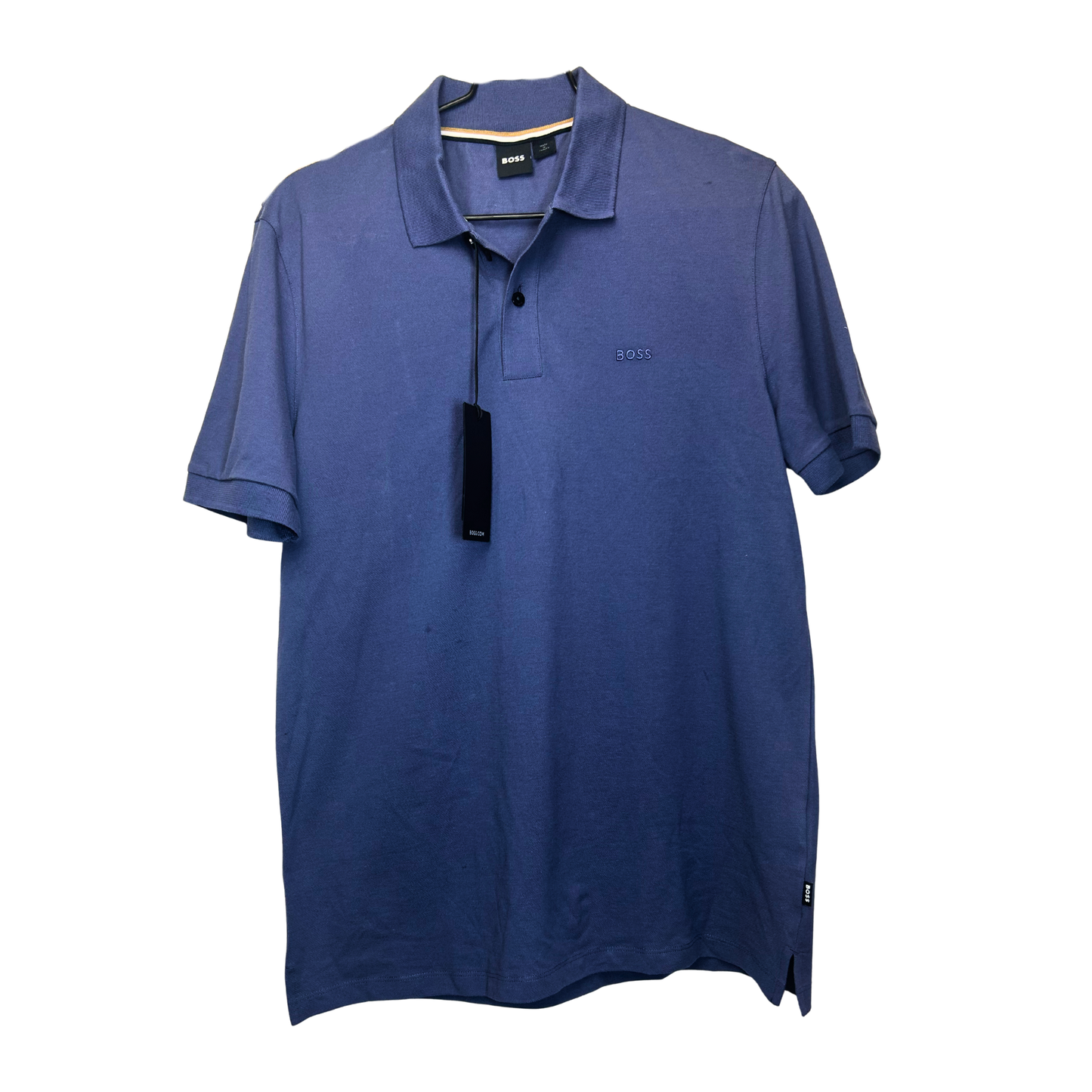 Men’s Pallas Short Sleeve Polo Shirt – Blue – Size L
