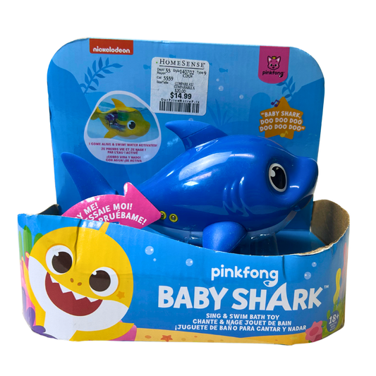 Baby Shark Sing & Swim Bath Toy – Daddy Shark – Interactive Water Fun