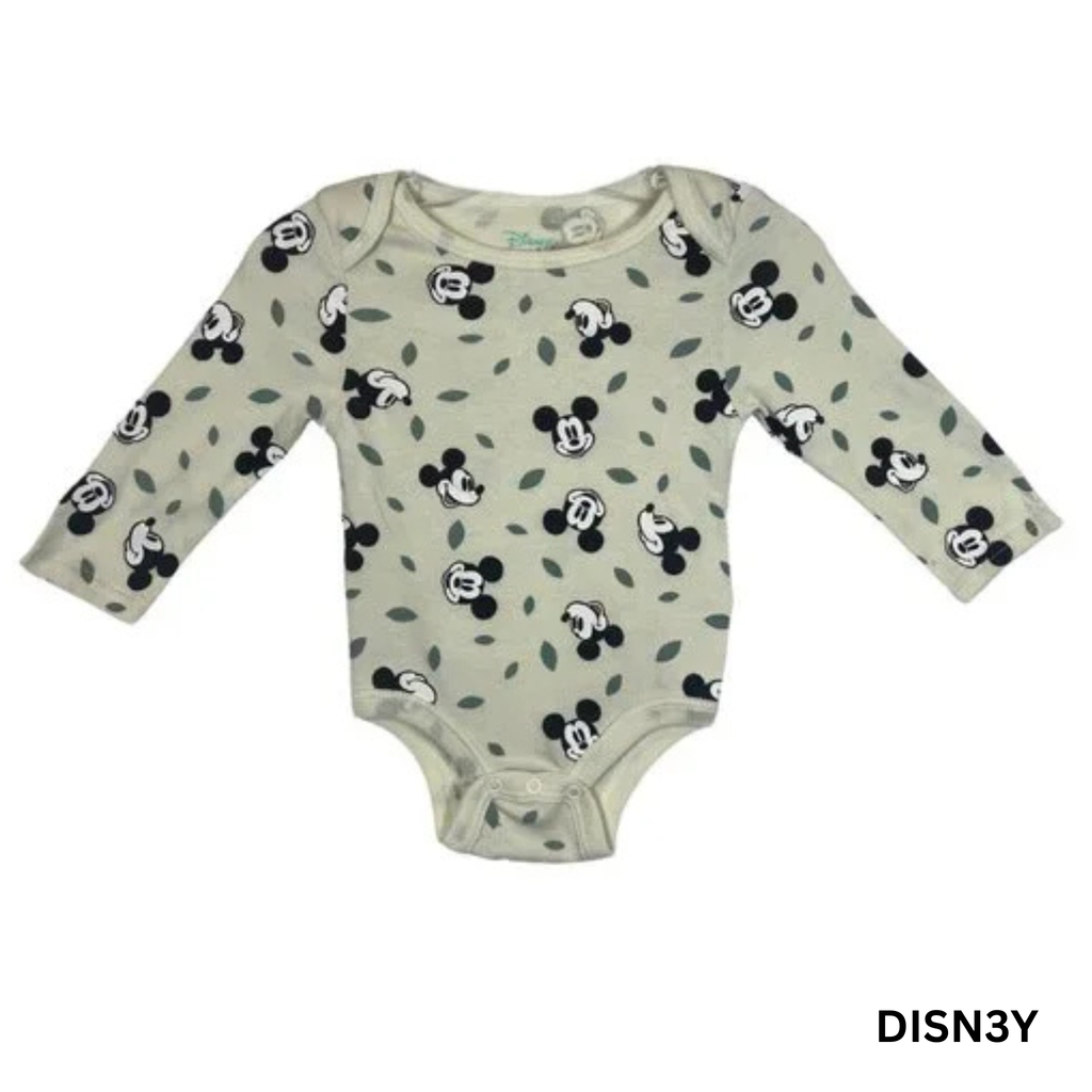 Baby Unisex Mickey Mouse One-Piece – Size 6–9M