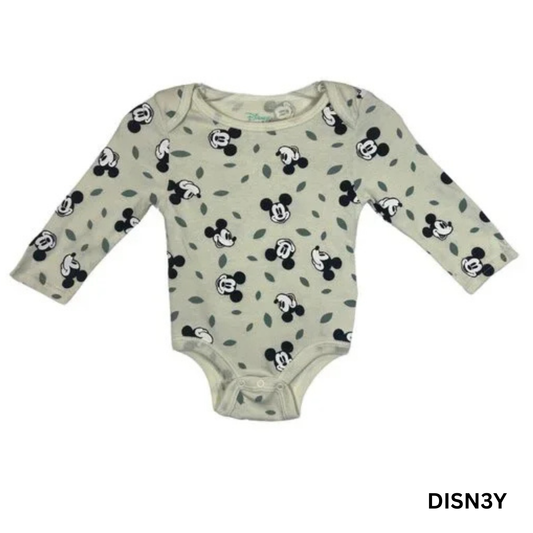Baby Unisex Mickey Mouse One-Piece – Size 6–9M