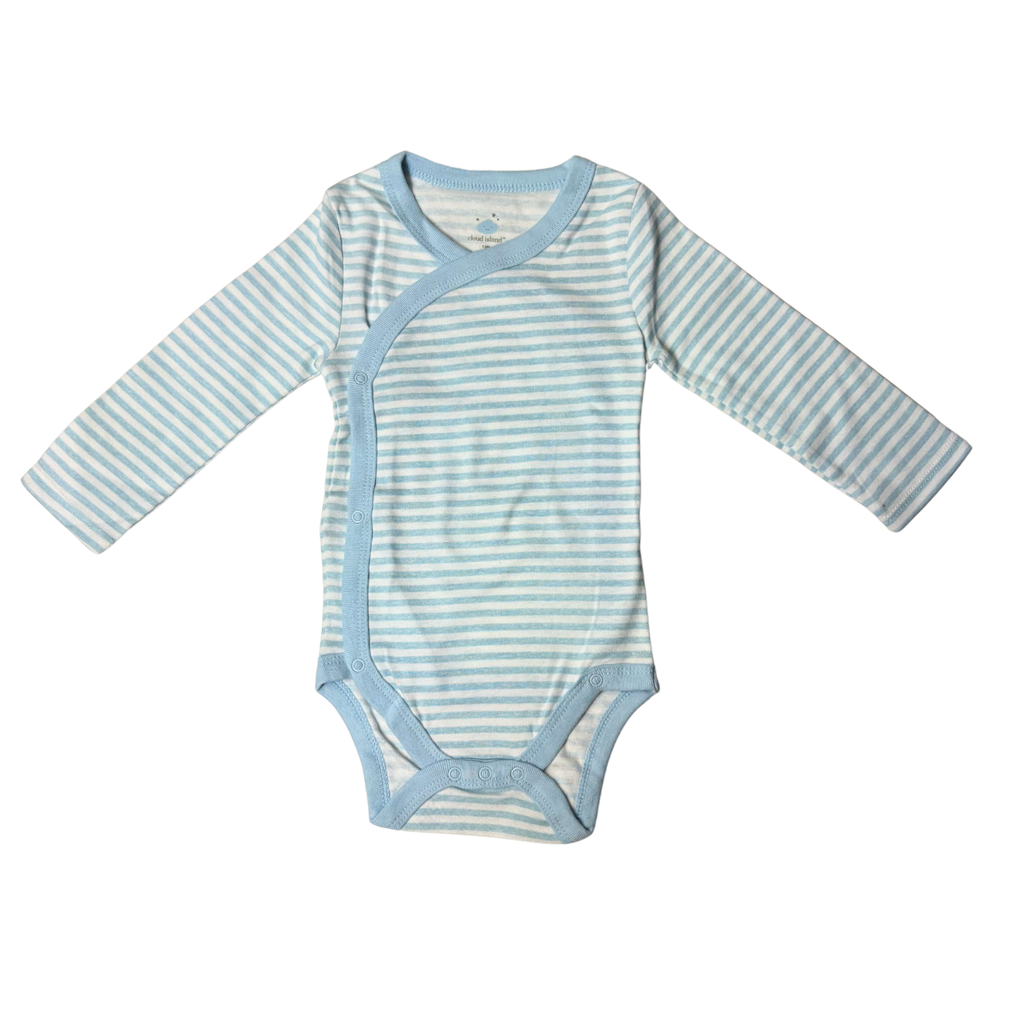 Baby Boys 3-Pack Long Sleeve Legless One-Pieces – Size 12M