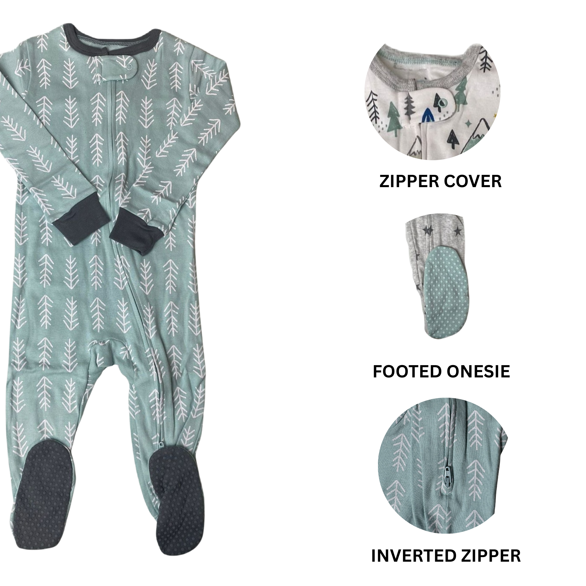 Baby Boys Long Sleeve One Piece